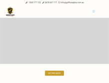 Tablet Screenshot of perthsecurityguards.com.au